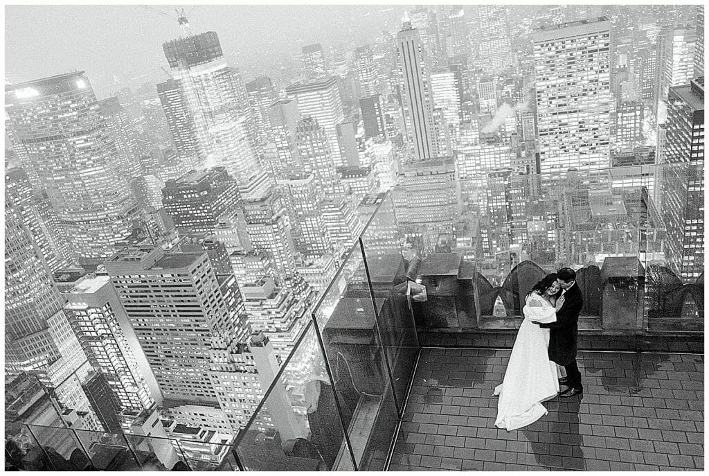 top of the rock elopement