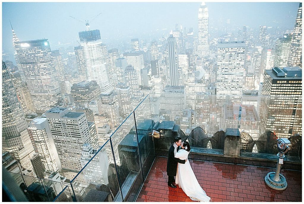 top of the rock elopement