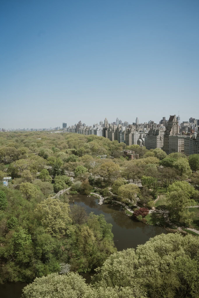 View from a private suite at the Prince Street Lofts in NYC.