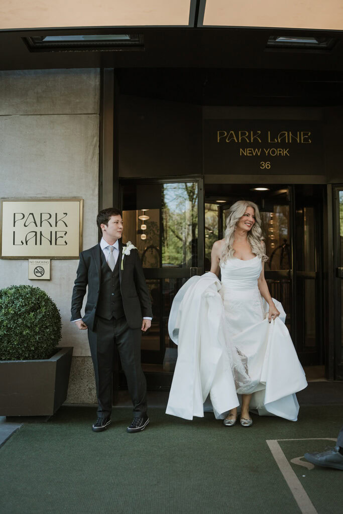 Couple elopes at Prince Street Lofts in NYC.