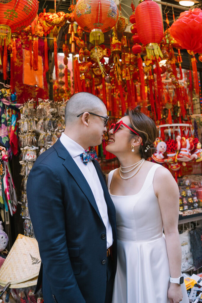 Couple elopes in Chinatown NYC